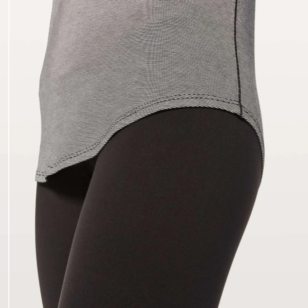 Lululemon Love Crew III Wee Stripe Black White Medium